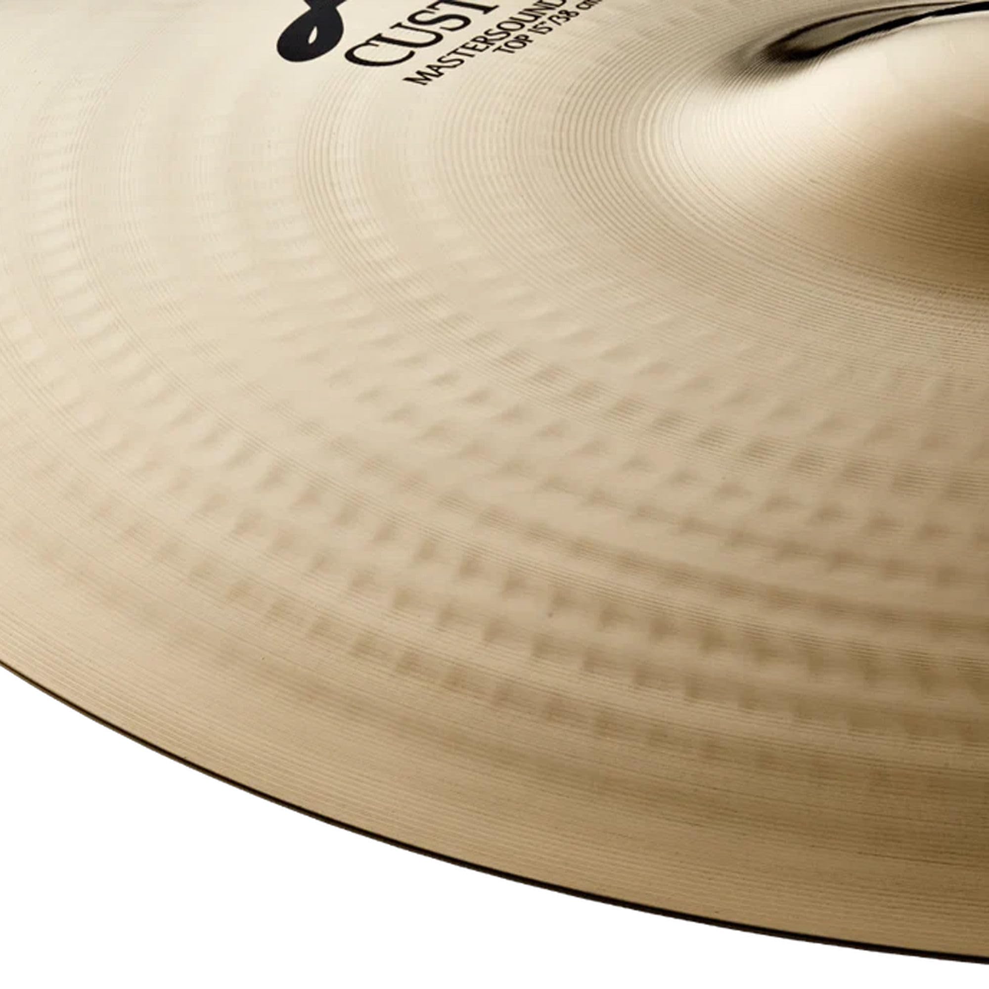 Zildjian A20553 15" A Custom Mastersound Hi-Hat Cymbals Pair w/ Drumstick Bag