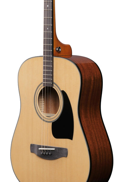 Ibanez PFT2 PF Performance Mini Dreadnought Acoustic Guitar - Natural High Gloss w/ Case