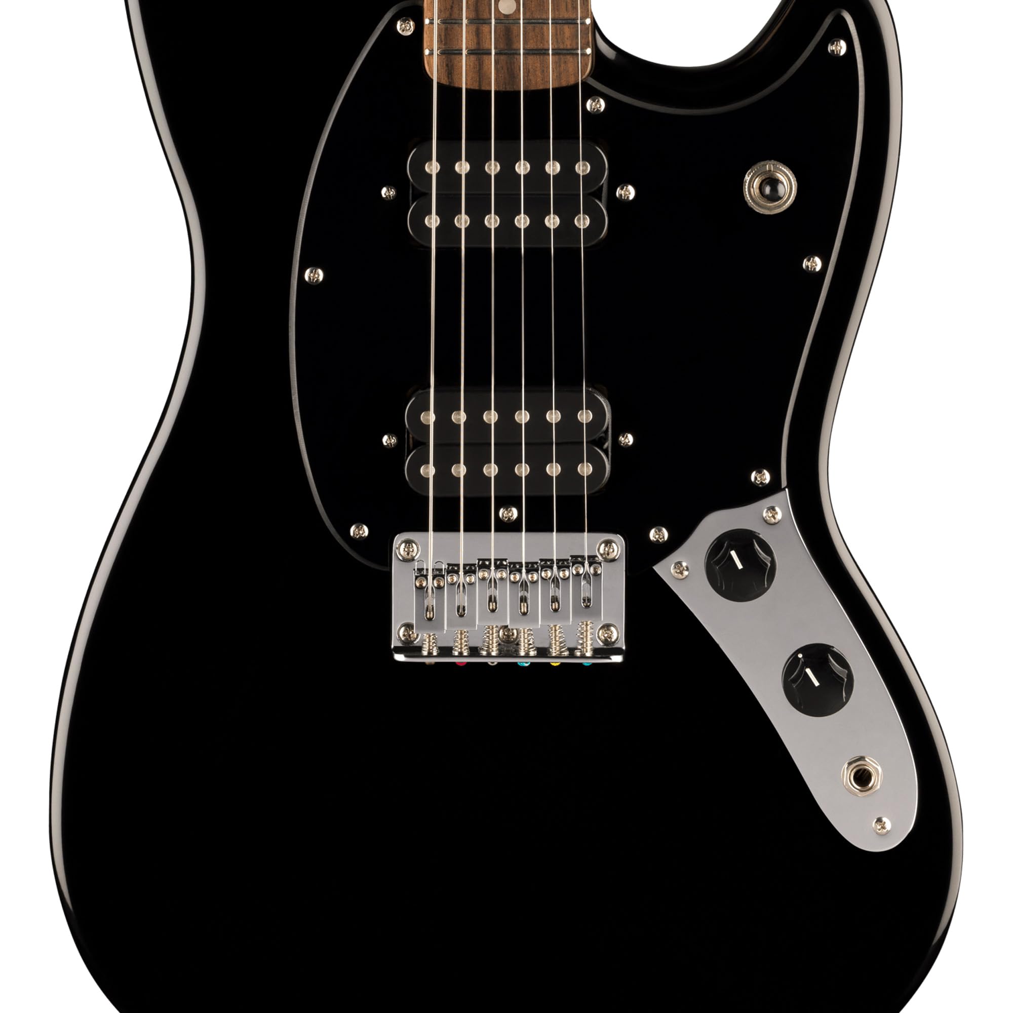 Fender Squier Sonic Mustang HH Electric Guitar - Black w/ Tuner