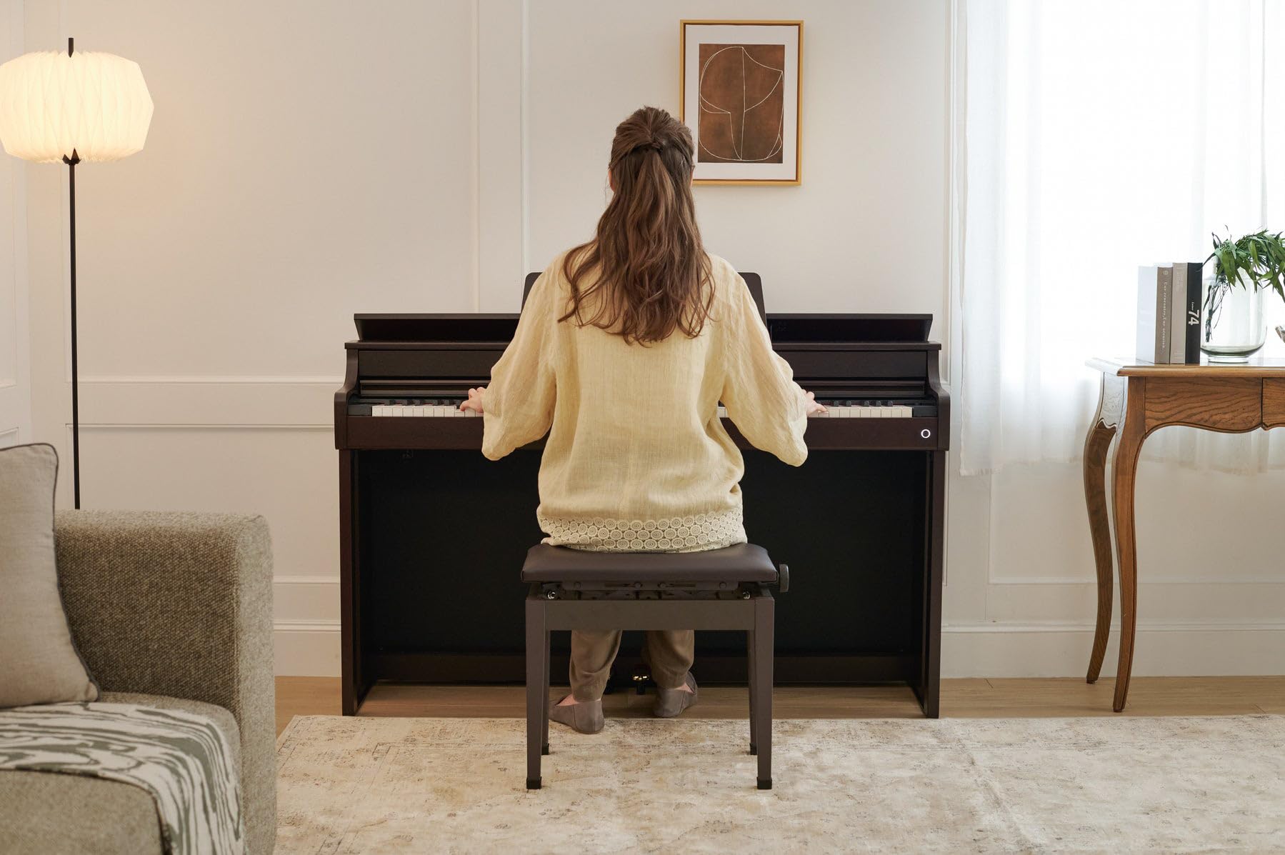 Casio AP-300 Celviano 88-Key Digital Piano - Brown w/ Furniture Bench