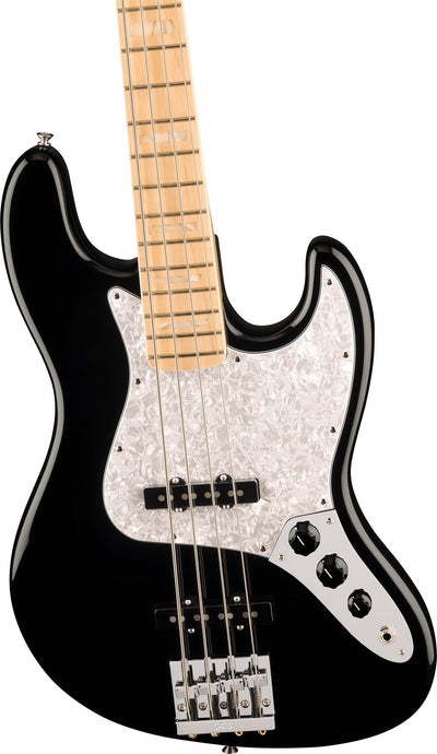 Fender USA Geddy Lee Jazz Bass - Black w/ ABS Molded Case