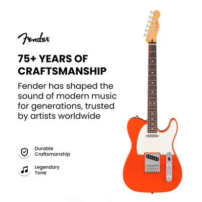 Fender Player II Telecaster - Rallye Orange w/ Cleaning Kit