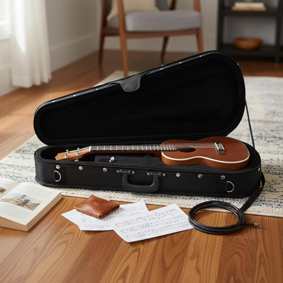 Gearlux Concert Ukulele Polyfoam Case (25-Inch Length)
