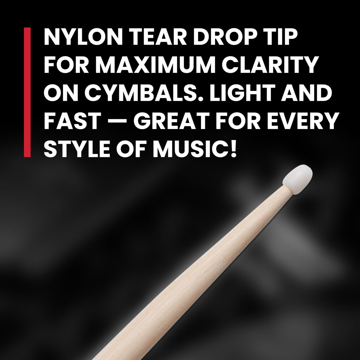 Vic Firth American Classic 5A Nylon Tip Drumsticks