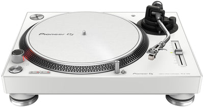 Pioneer DJ PLX-500 Direct Drive Turntable - White w/ Headphones