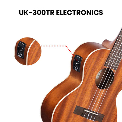Kala KA-TE Satin Mahogany Tenor Acoustic-Electric Ukulele