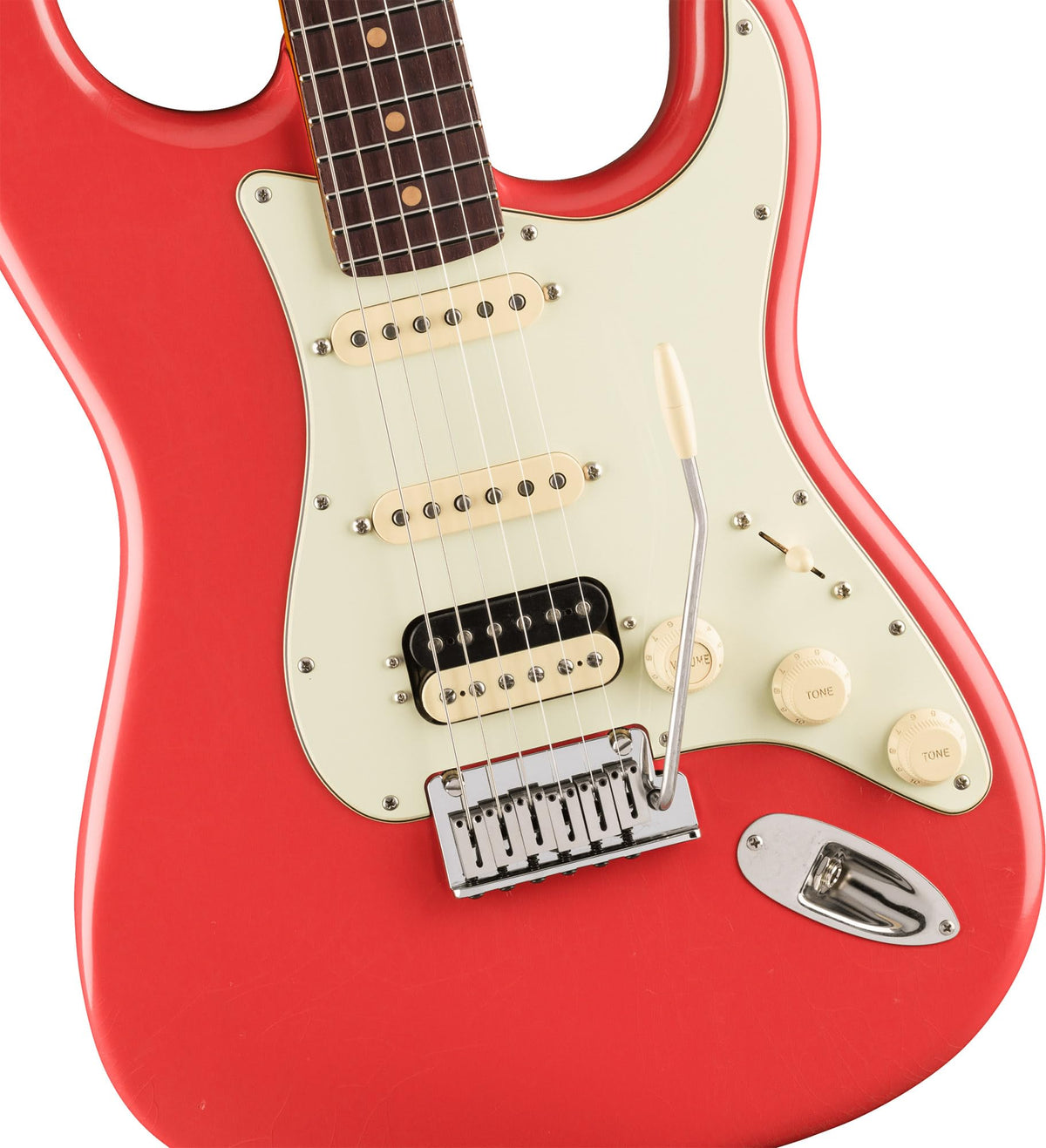 Fender American Ultra Luxe Vintage '60s Stratocaster HSS - Fiesta Red w/ Cleaning Kit