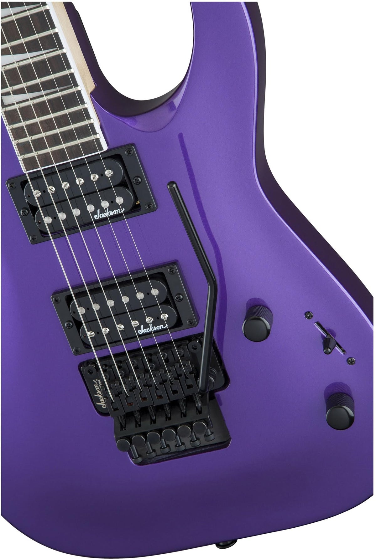 Jackson Dinky Arch Top JS32 DKA Electric Guitar - Pavo Purple w/ Instrument Cable