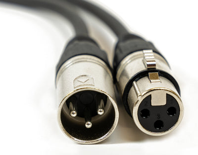 Gearlux 6.5-Foot 3-Pin Male-to-Female DMX Cable - 10 Pack