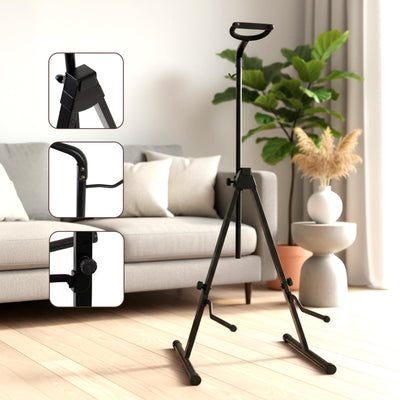 Gearlux Adjustable Foldable Cello Stand with Hook for Bow