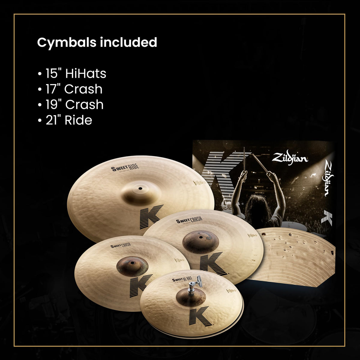 Zildjian KS5791 K Sweet Cymbal Pack