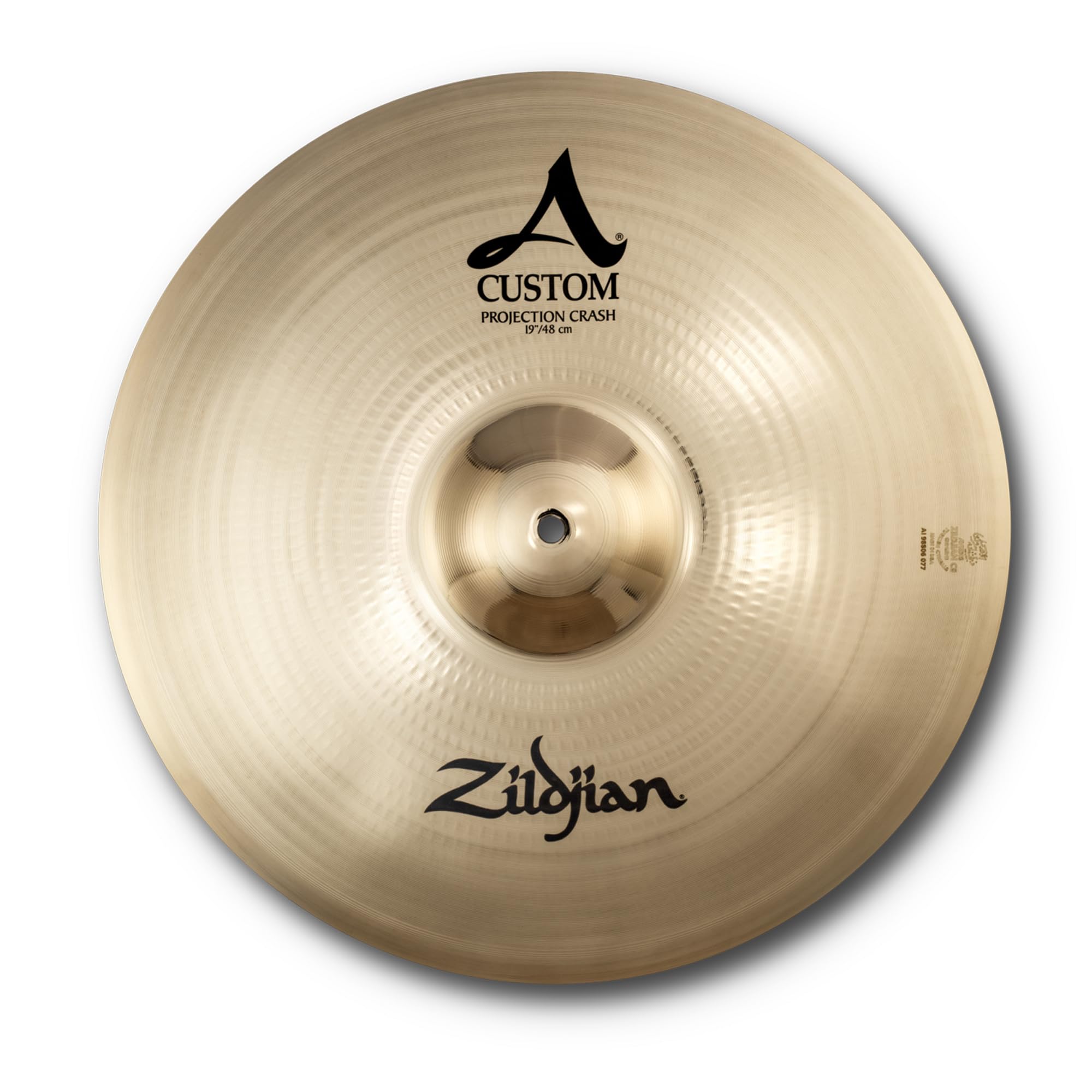 Zildjian A20585 19" A Custom Projection Crash Cymbal w/ Drumstick Bag