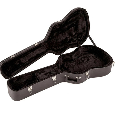 Fender Flat-Top Dreadnought Acoustic Guitar Hardshell Case with Plush Interior and Carry Handle