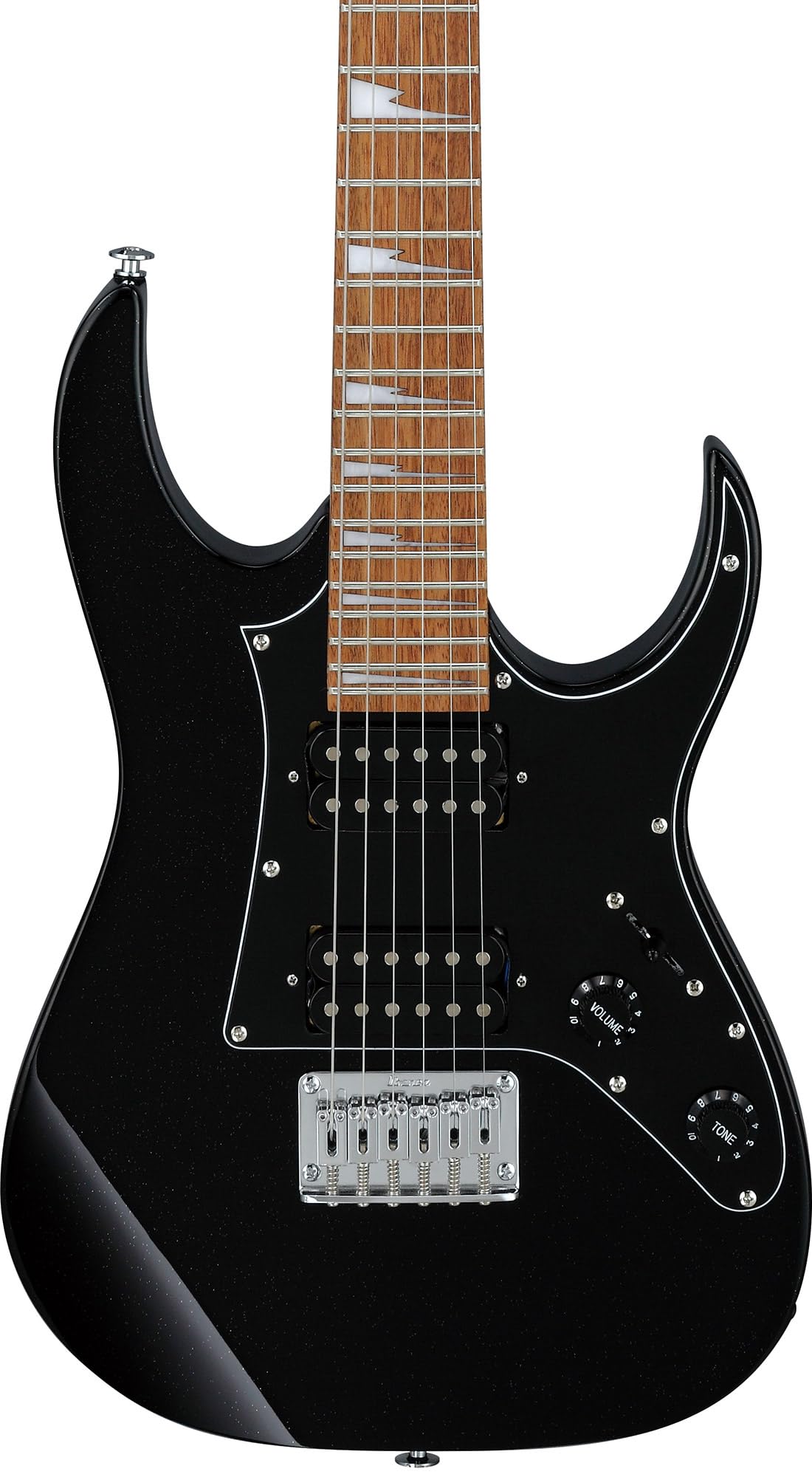 Ibanez GRGM21 RG Gio miKro Short-Scale Electric Guitar - Black Night w/ Amplifier