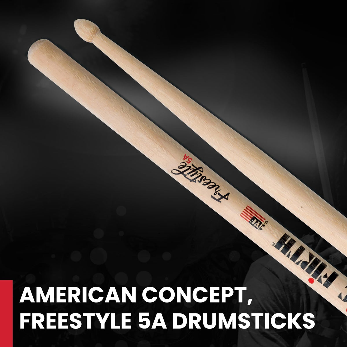 Vic Firth American Concept Freestyle 5A Drumsticks