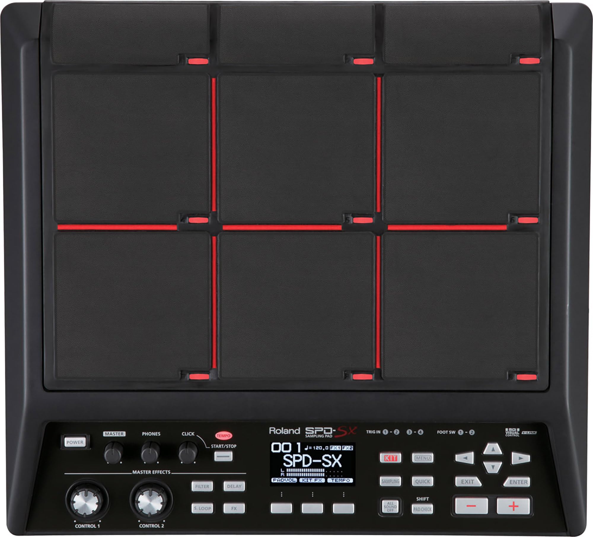 Roland SPD-SX Sampling Pad w/ Carrying Case