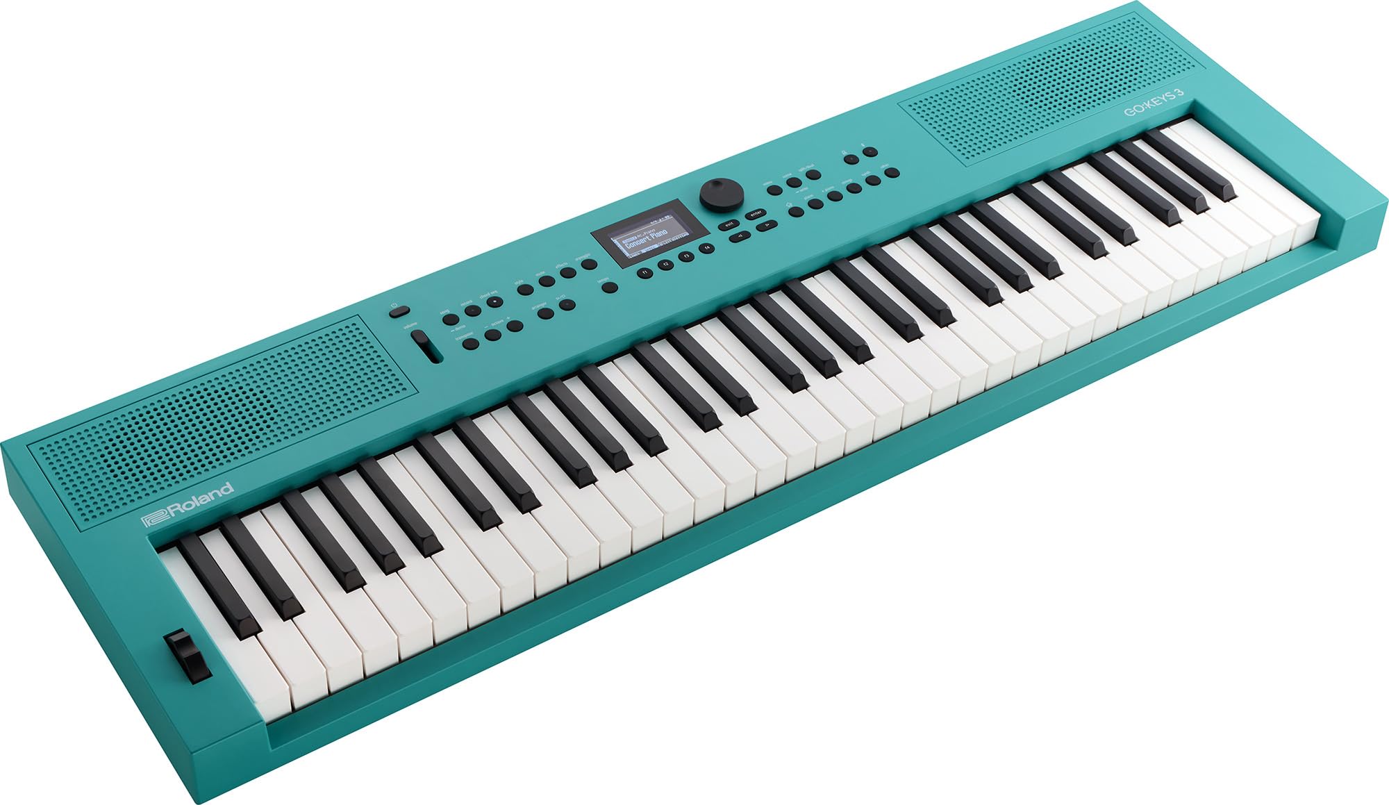 Roland GO:KEYS 3 Music Creation Keyboard - Turquoise w/ Adjustable Bench