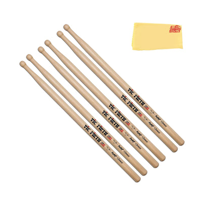 Vic Firth STH4 Corpsmaster Signature Snare Thom Hannum Beast Drumsticks - 3 Pack
