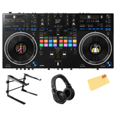 Pioneer DJ DDJ-REV7 Scratch-Style 2-Channel Professional DJ Controller w/ Laptop Stand