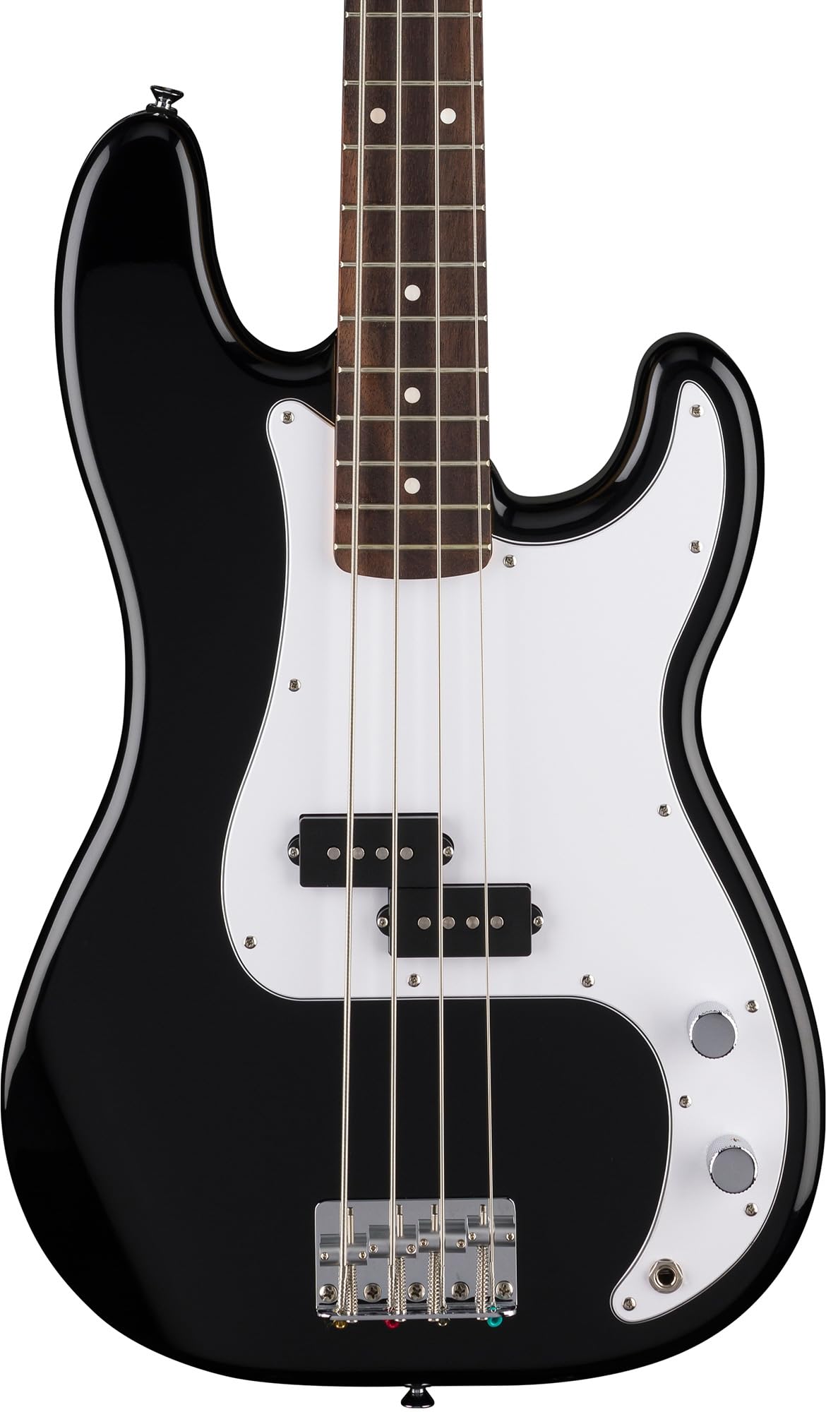 Fender Standard Precision Bass - Black w/ Guitar Cleaning Kit