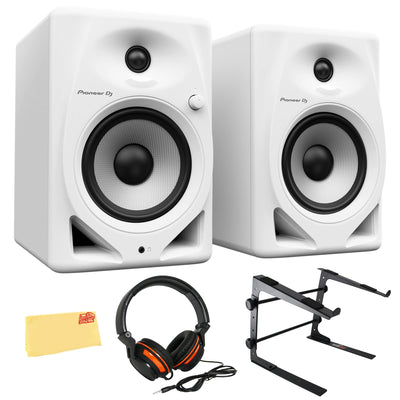 Pioneer DM-50D 5-Inch Desktop Monitor - White w/ Laptop Stand