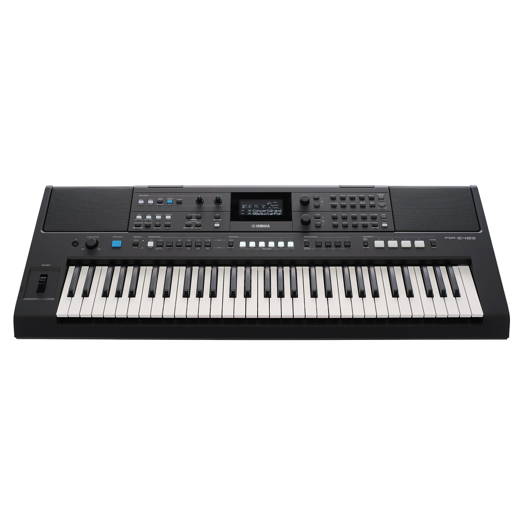 Yamaha PSR-E483 61-Key Touch-Sensitive Portable Keyboard