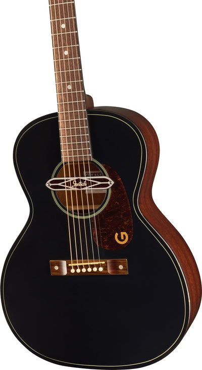 Gretsch Jim Dandy Deltoluxe Concert Acoustic-Electric Guitar - Black Top w/ Strap