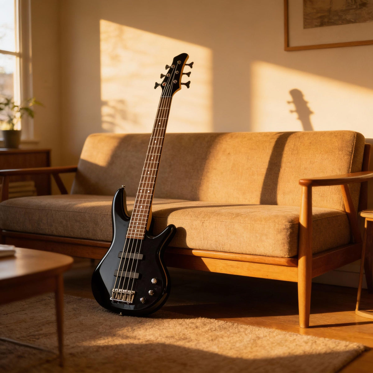 Ibanez GSRM25 SR Gio miKro Short-Scale Bass Guitar - Black w/ Gig Bag