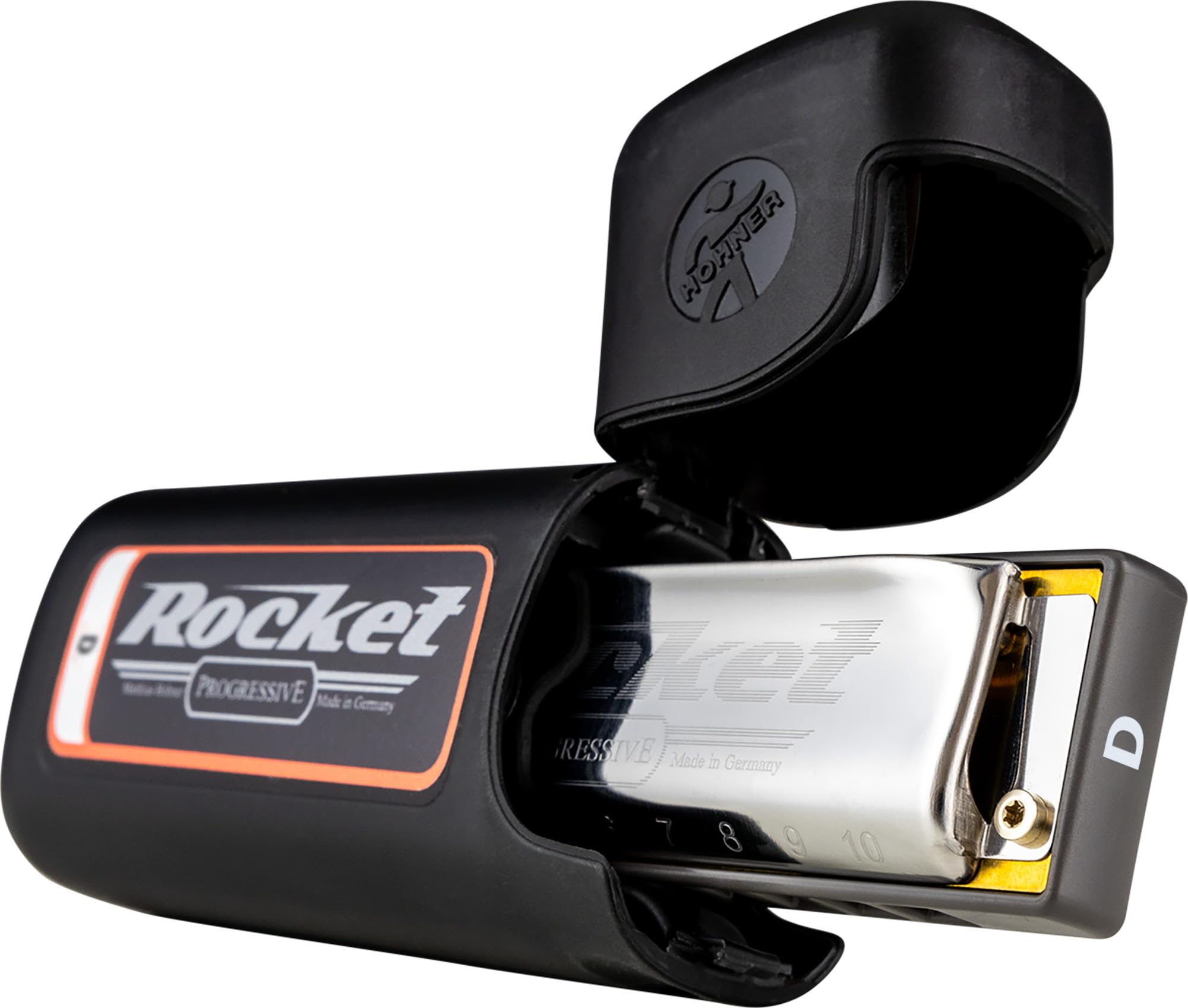 Hohner Progressive Rocket Harmonica - Key of D Major