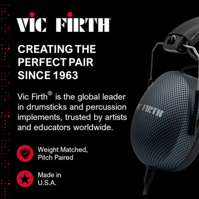Vic Firth SIH3 Stereo Isolation Headphones