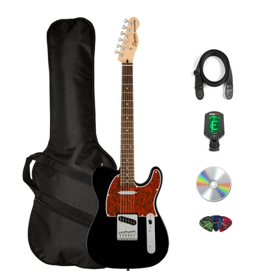 Fender Squier Affinity Telecaster - Black w/ Gig Bag