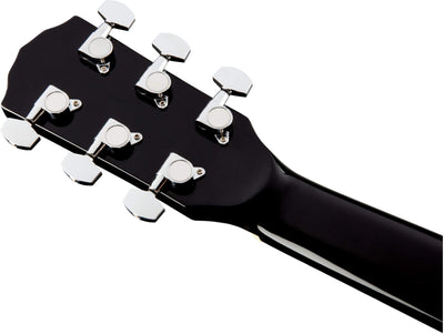 Fender CD-60SCE Solid Top Dreadnought Acoustic-Electric Guitar - Black w/ Gig Bag
