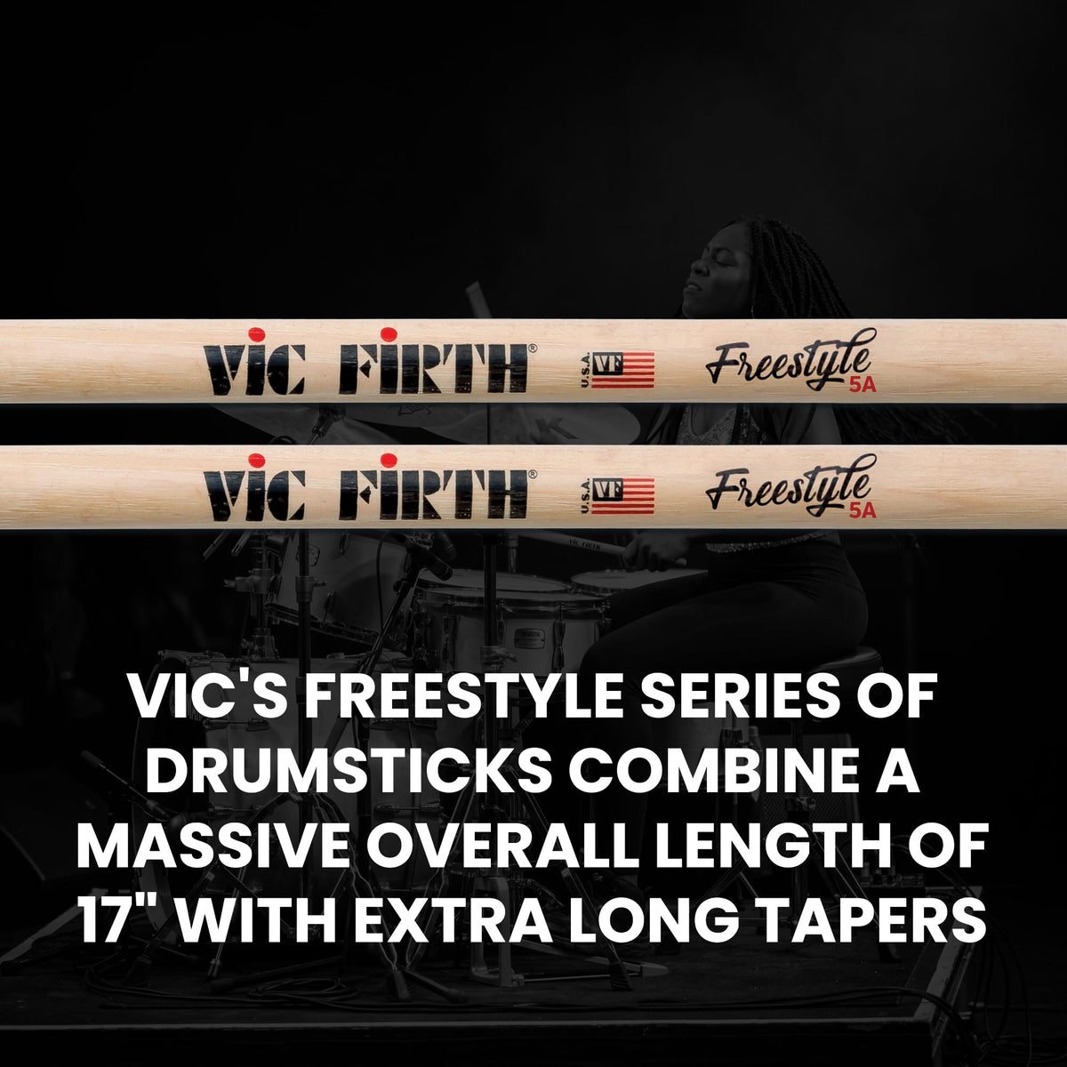 Vic Firth American Concept Freestyle 5A Drumsticks