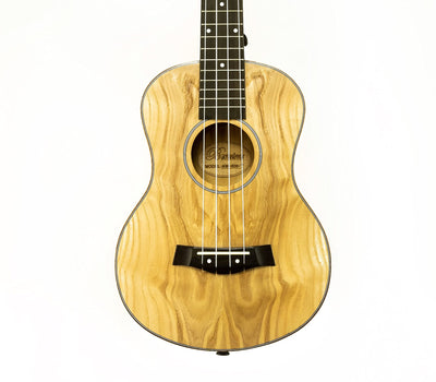Barcelona Solid Top Ash Wood Tenor Ukulele w/ Gig Bag