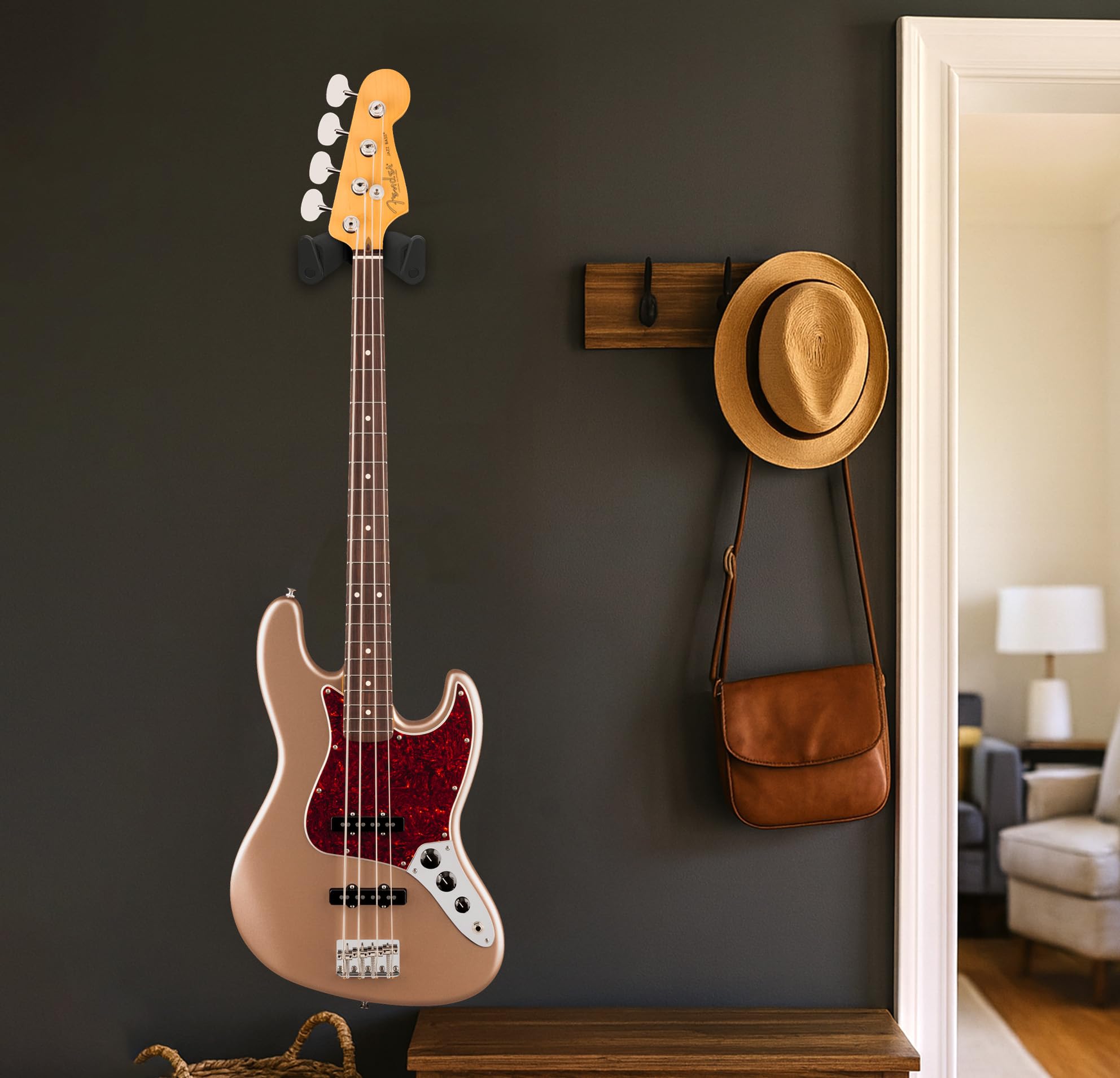 Fender American Professional Classic Jazz Bass - Faded Firemist Gold w/ Cleaning Kit