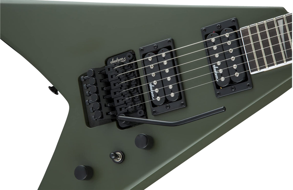Jackson JS Series King V JS32 Electric Guitar - Matte Army Drab w/ Instrument Cable