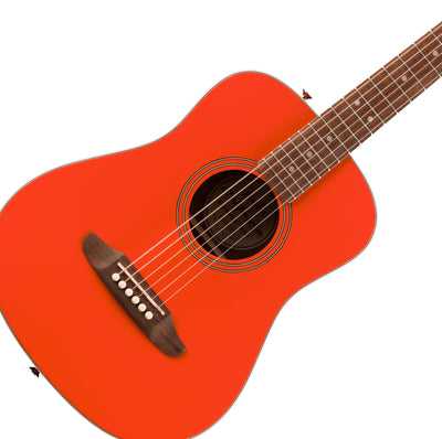 Fender FA-15 3/4-Scale Kids Steel String Acoustic Guitar - Red w/ Gig Bag