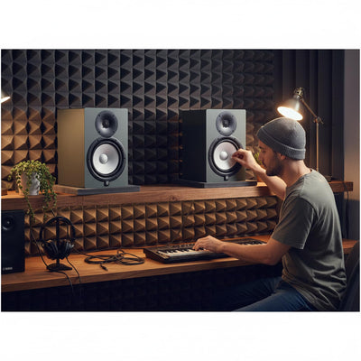 Yamaha HS8 Studio Monitor Powered Speaker Pair - Slate Grey