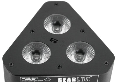 Gearlux Truss 4-Watt RGBW LED Quad 8 Channel Stage Light with Remote Control
