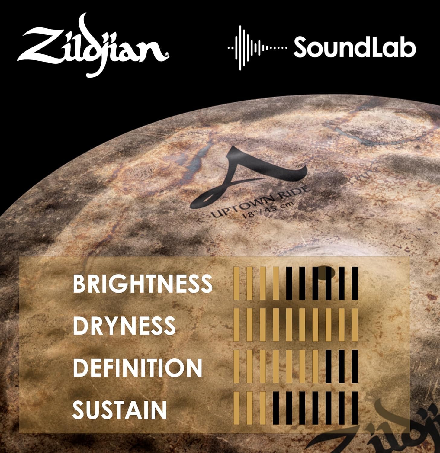 Zildjian A0119 18" A Uptown Ride Cymbal