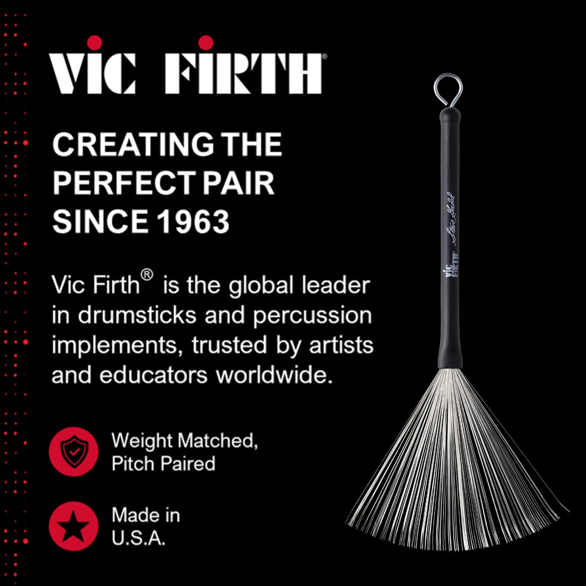 Vic Firth SGWB Steve Gadd Wire Brushes