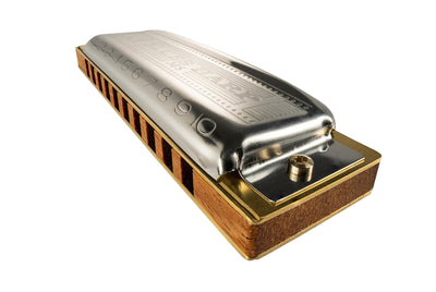 Hohner 532 Blues Harp MS Harmonica - Key of D w/ Instructional Manual