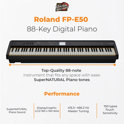 Roland FP-E50 88-Key Digital Piano w/ KSFE-50 Stand