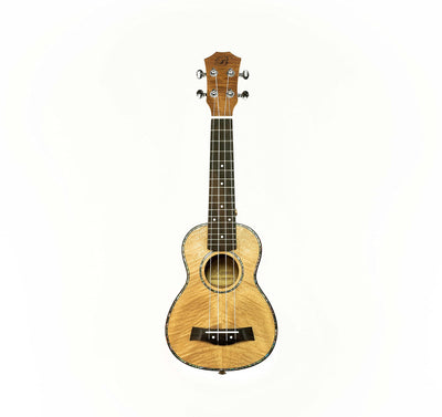 Barcelona Oguman Wood Soprano Ukulele w/ Gig Bag