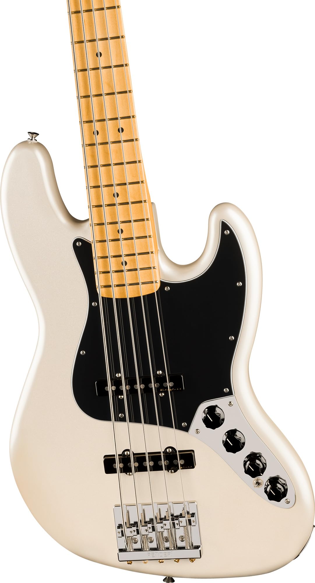 Fender Player II Modified Active Jazz Bass V - Olympic Pearl w/ Cleaning Kit