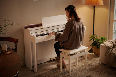Casio AP-550 Celviano 88-Key Digital Piano - White w/ Headphones