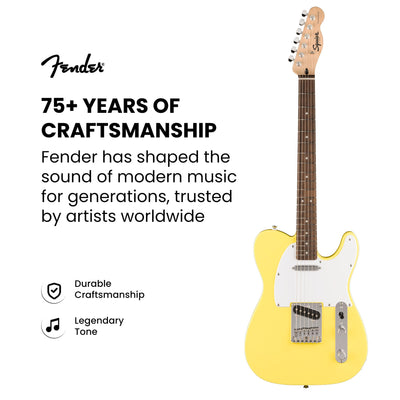 Fender Squier Sonic Telecaster - Canary Yellow w/ Tuner