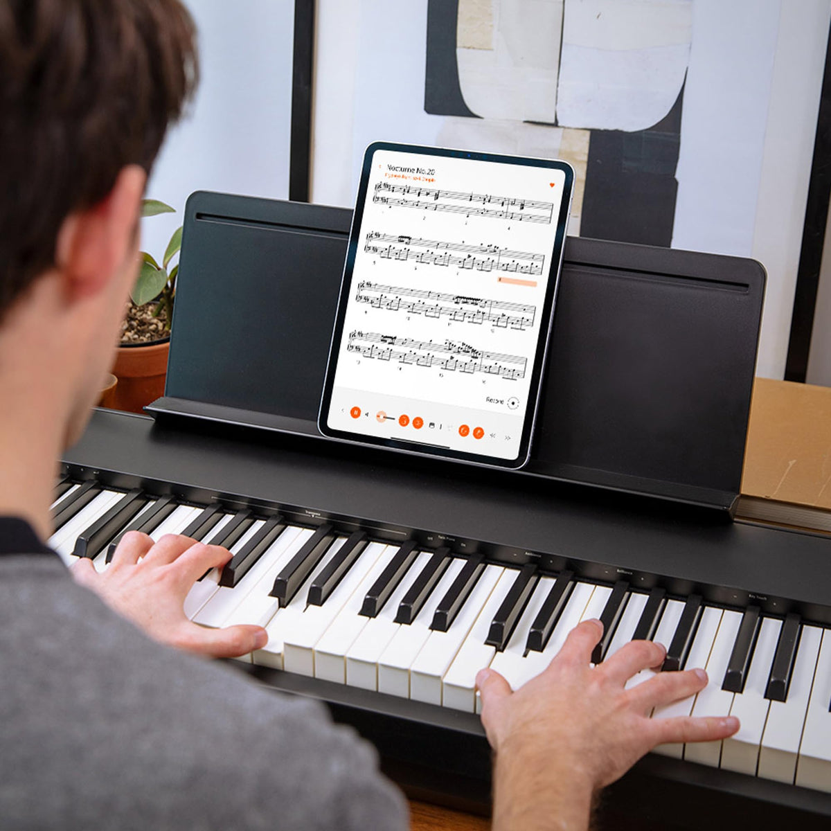 Roland FP-30X 88-Key Digital Piano - Black w/ Roland KSC-70 Stand