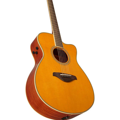 Yamaha FSC-TA TransAcoustic Concert Cutaway Acoustic-Electric Guitar - Vintage Tint