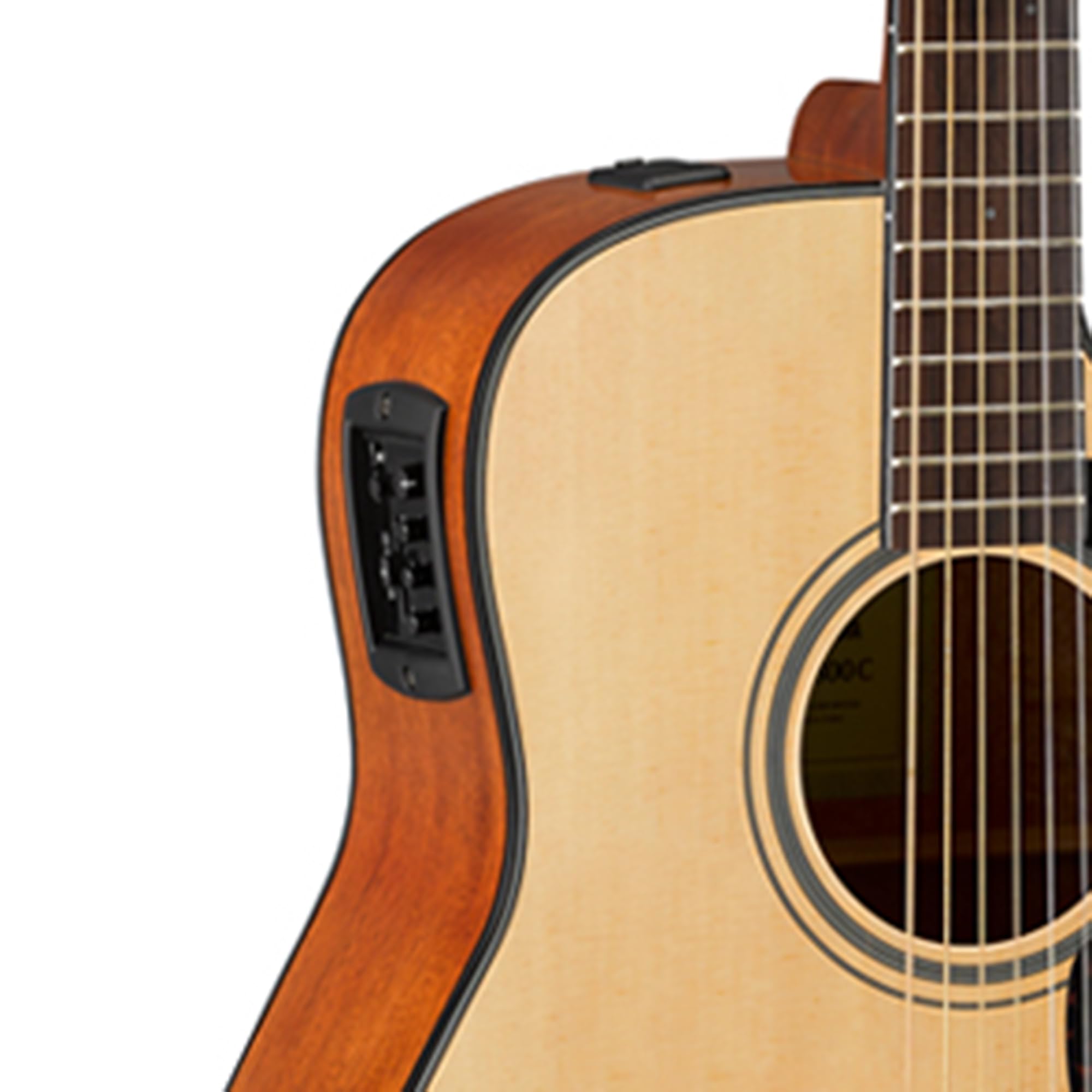 Yamaha FGX800C Solid Top Folk Acoustic-Electric Guitar - Natural